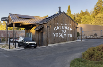 Rivian opens its first Charging Outpost, a crunchy not-gas station close to Yosemite