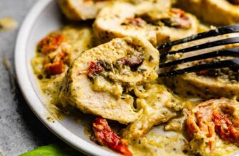 Pesto Rooster Roll Ups – The Keep At Dwelling Chef