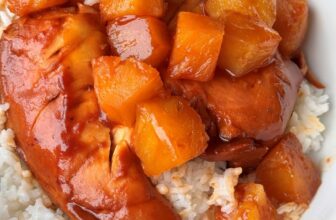 PINEAPPLE BBQ CHICKEN – The Southern Woman Cooks