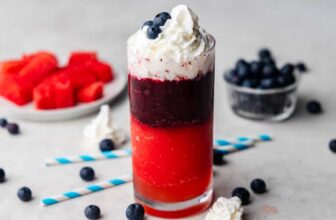 Purple, White, and Blue Slushies