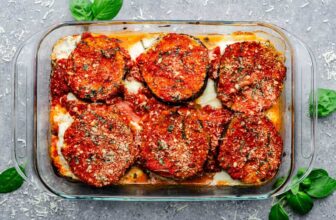 Greatest Baked Eggplant Parmesan