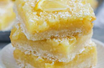 Simple Lemon Bars Recipe {Candy & Tangy}