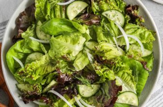 Easy Inexperienced Salad – Spend With Pennies