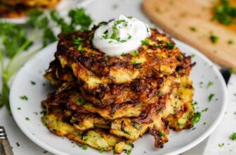 Straightforward Zucchini Pancakes (Zucchini Fritters)