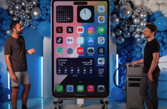 YouTubers constructed a six foot tall working duplicate of Apple’s iPhone 15 Professional Max
