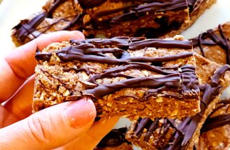 Home made peanut butter protein bars