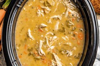 Gradual Cooker Turkey Soup