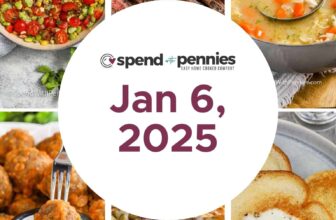 Weekly Meal Plan Jan 6, 2025