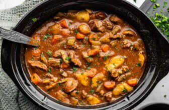Sluggish Cooker Beef Stew – The Keep At Dwelling Chef